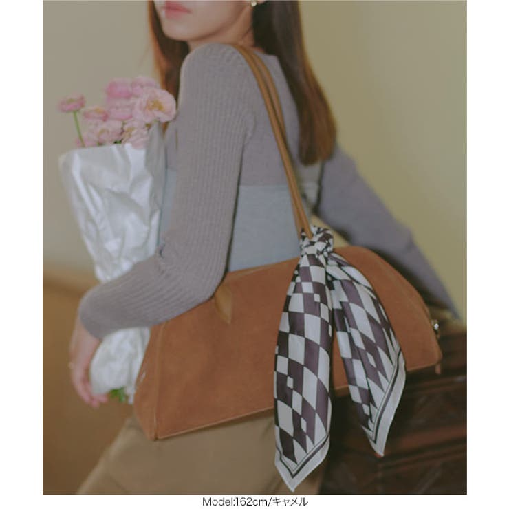 スウェードショルダーボストンバッグ［B1641］ スウェードショルダーボストンバ… | KOBE LETTUCE | 詳細画像8 