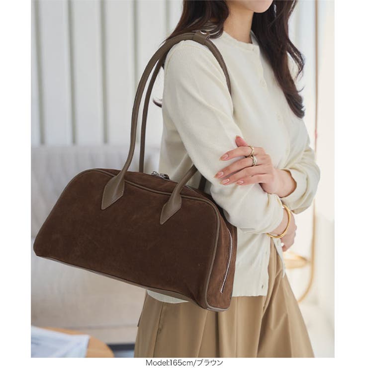 スウェードショルダーボストンバッグ［B1641］ スウェードショルダーボストンバ… | KOBE LETTUCE | 詳細画像3 