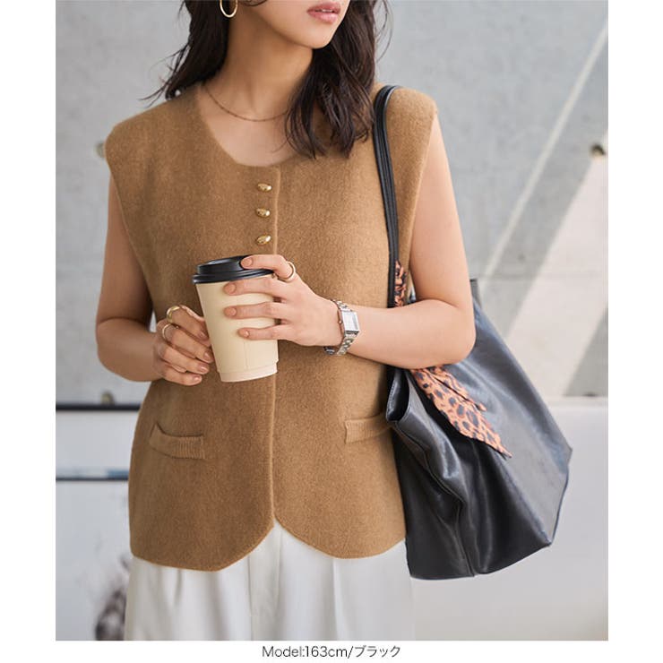 スカーフ付きフェイクレザートートバッグ スカーフ付き フェイクレザー | KOBE LETTUCE | 詳細画像4 