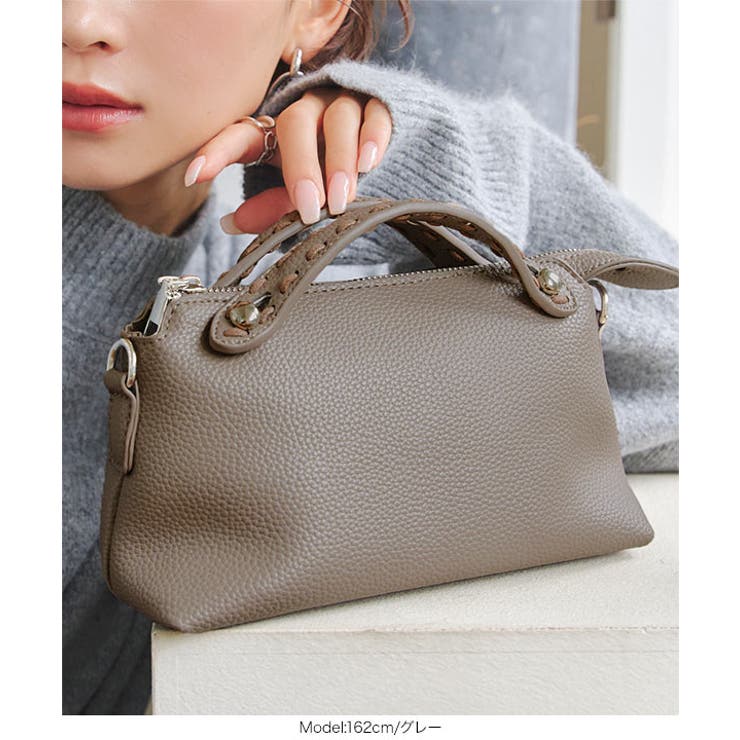 ステッチデザインハンドルバッグ［B1644］ ハンドルバッグ レディース | KOBE LETTUCE | 詳細画像4 