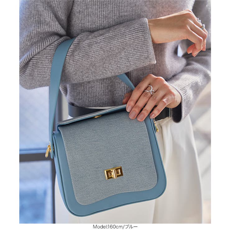 異素材ボックスバッグ［B1660］ 異素材 ボックスバッグ | KOBE LETTUCE | 詳細画像5 