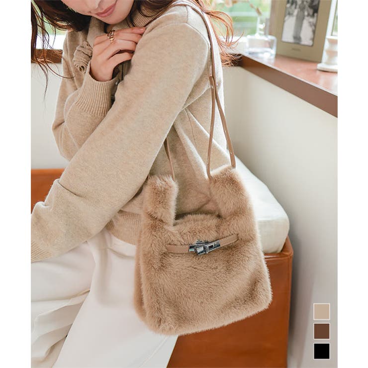 ベルトデザインファーバッグ ベルトデザイン ファーバッグ | KOBE LETTUCE | 詳細画像1 