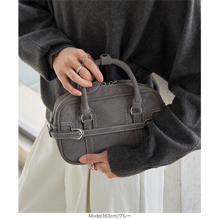 ステッチデザインショルダーバッグ［B1673］ | KOBE LETTUCE | 詳細画像2 