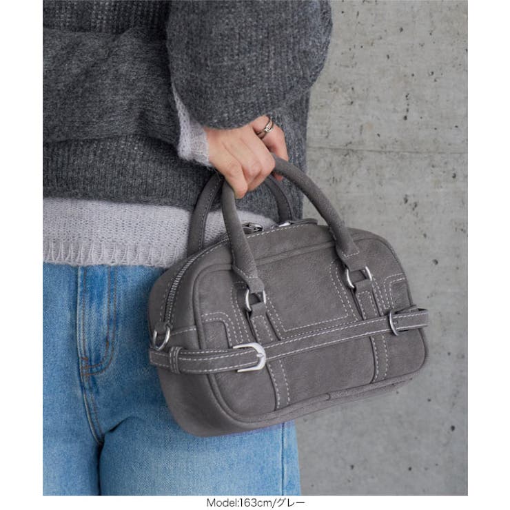 ステッチデザインショルダーバッグ［B1673］ | KOBE LETTUCE | 詳細画像3 