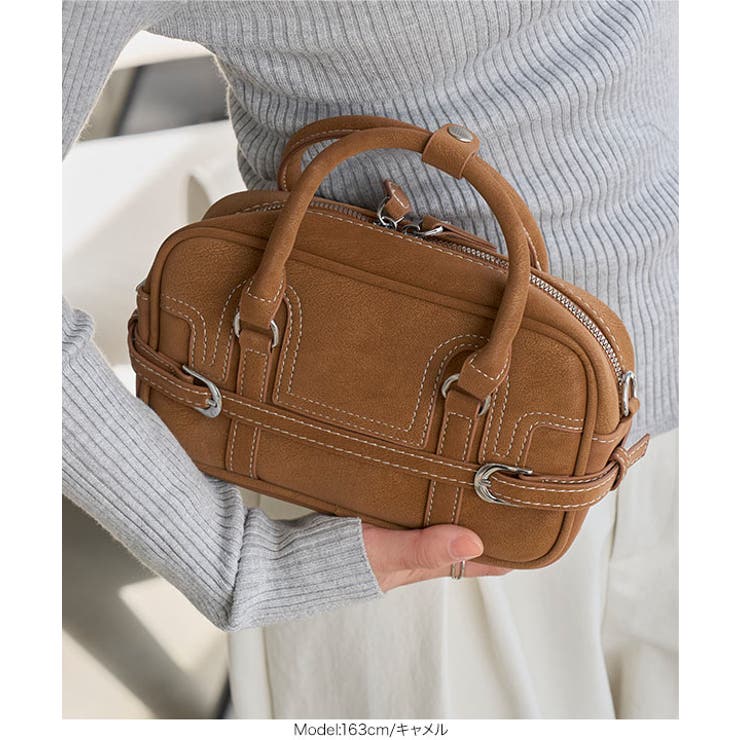 ステッチデザインショルダーバッグ［B1673］ | KOBE LETTUCE | 詳細画像4 