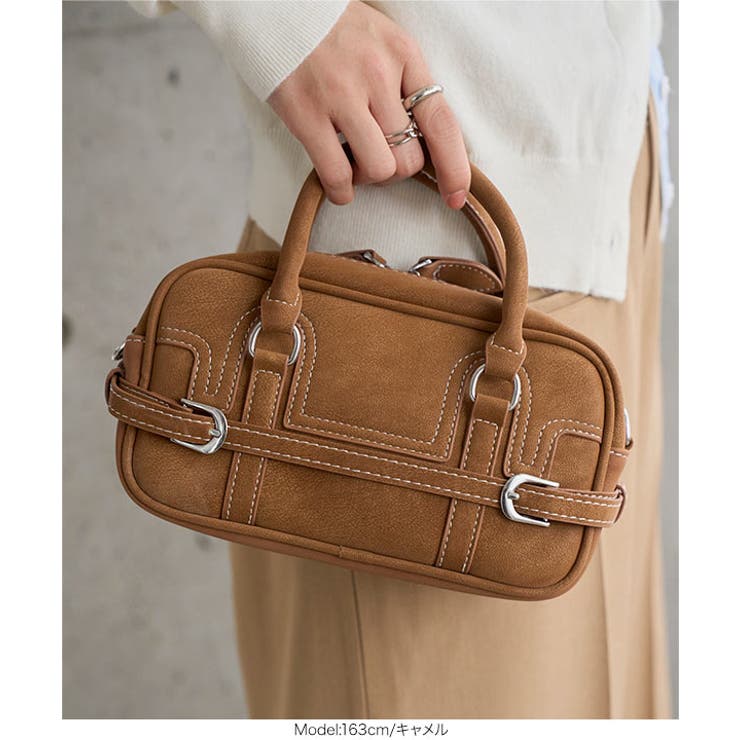 ステッチデザインショルダーバッグ［B1673］ | KOBE LETTUCE | 詳細画像6 