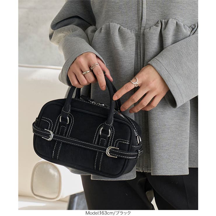 ステッチデザインショルダーバッグ［B1673］ | KOBE LETTUCE | 詳細画像8 