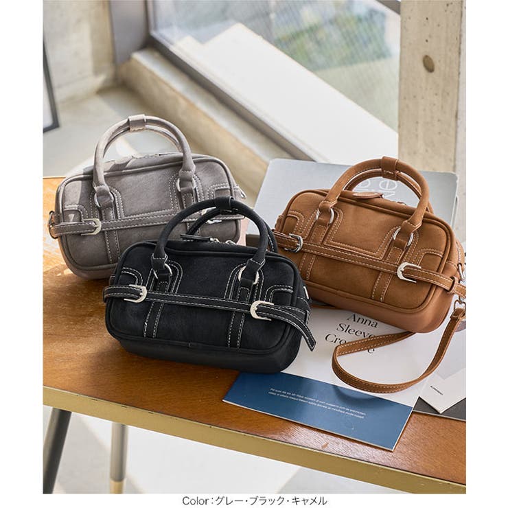 ステッチデザインショルダーバッグ［B1673］ | KOBE LETTUCE | 詳細画像9 