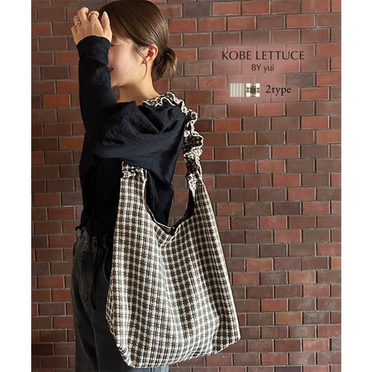 [ yuiさんコラボ ] 選べる2タイプトートバッグ［B158J］ | KOBE LETTUCE | 詳細画像1 