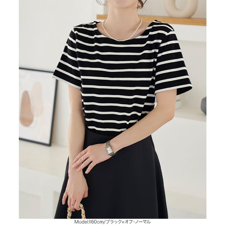 選べるデザイン コットン100％ ベーシックボーダー半袖Tシャツ［C2104］ | KOBE LETTUCE | 詳細画像26 