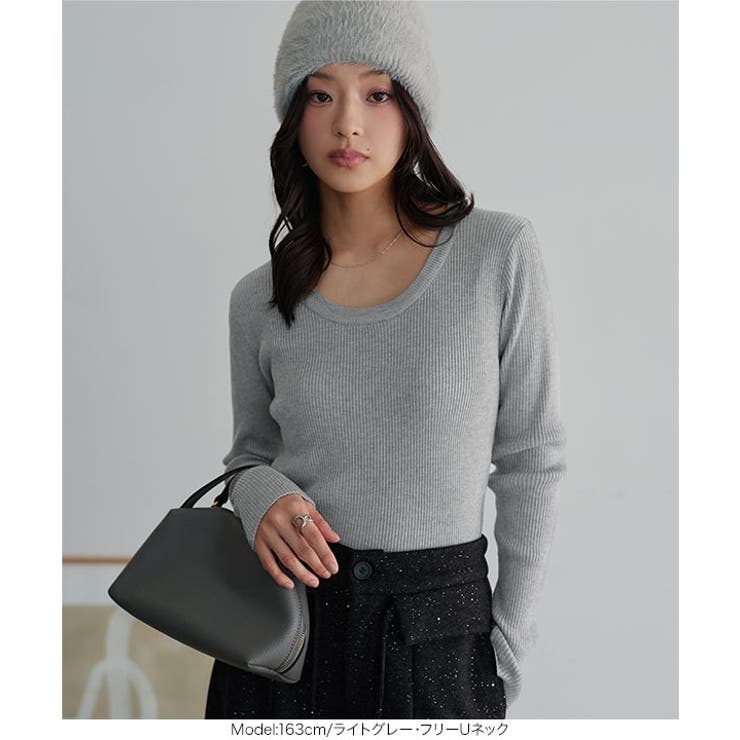 ネックタイプが選べる 定番 リブニット | KOBE LETTUCE | 詳細画像39 