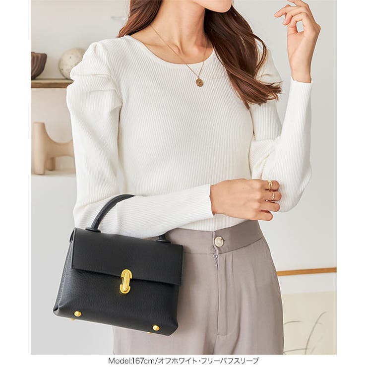 ネックタイプが選べる 定番 リブニット | KOBE LETTUCE | 詳細画像11 