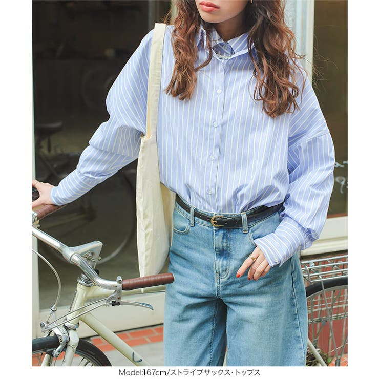 コットン混ルーズビッグシャツトップス［C3815］ | KOBE LETTUCE | 詳細画像4 