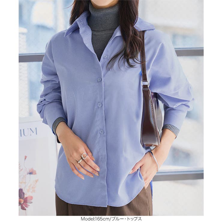 コットン混ルーズビッグシャツトップス［C3815］ | KOBE LETTUCE | 詳細画像21 