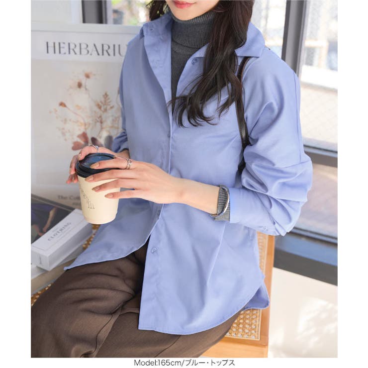 コットン混ルーズビッグシャツトップス［C3815］ | KOBE LETTUCE | 詳細画像22 