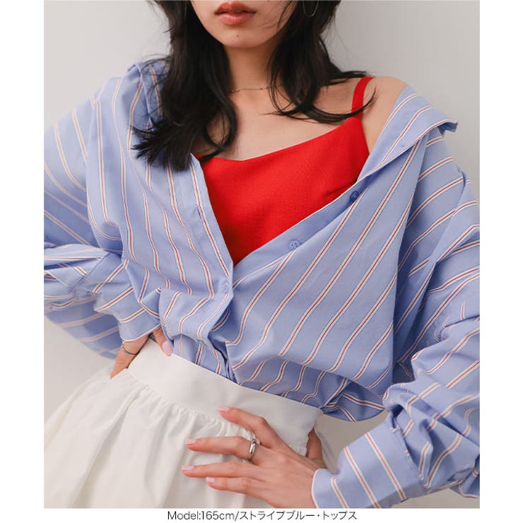 コットン混ルーズビッグシャツトップス［C3815］ | KOBE LETTUCE | 詳細画像7 