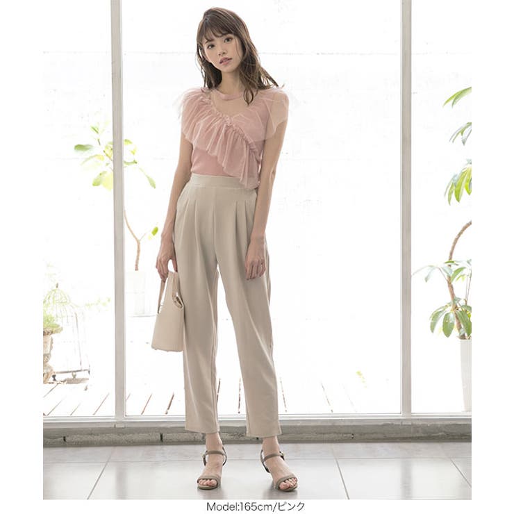 胸元フリルニットトップス レディース トップス | KOBE LETTUCE | 詳細画像6 