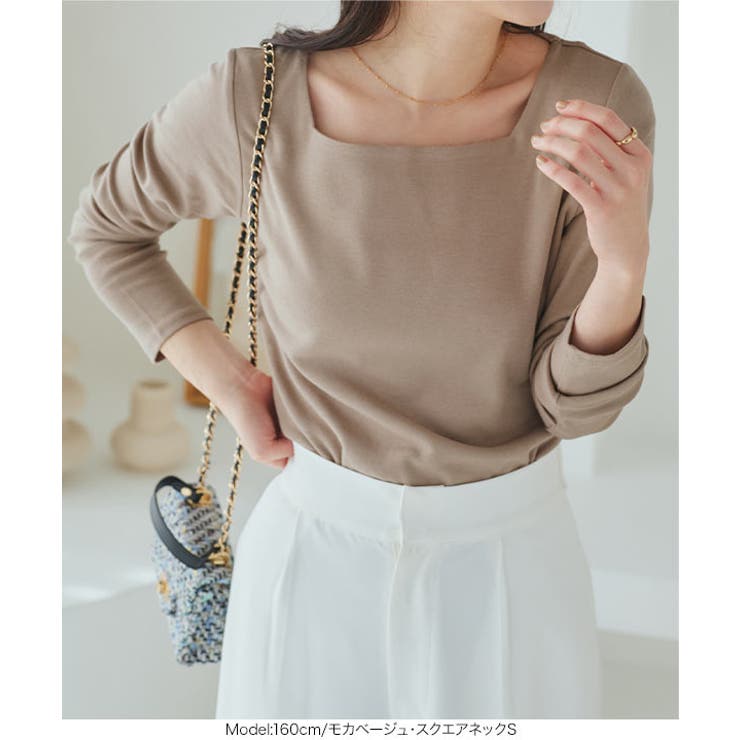 選べるタイプ 前身二重スムースカットソートップス［C4020］ | KOBE LETTUCE | 詳細画像15 