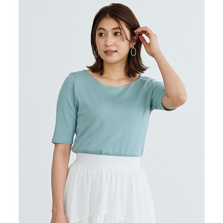 ミント | 選べるタイプ 前身二重スムースカットソートップス［C4684］ | KOBE LETTUCE