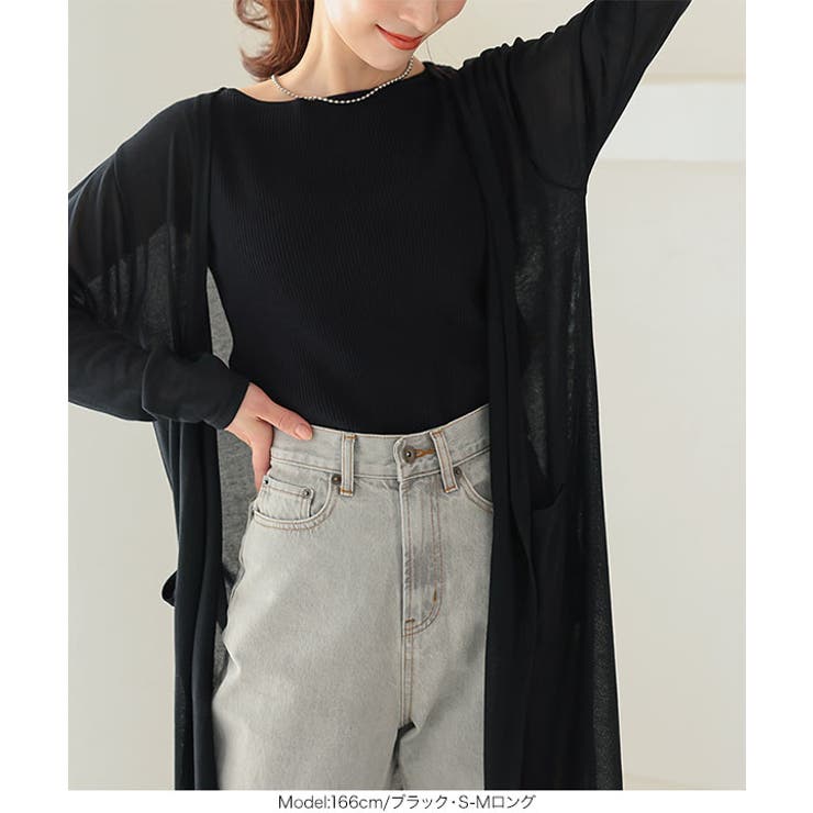 [ 選べる2タイプ ] ボートネックノースリーブリブニット［C4702］ | KOBE LETTUCE | 詳細画像29 