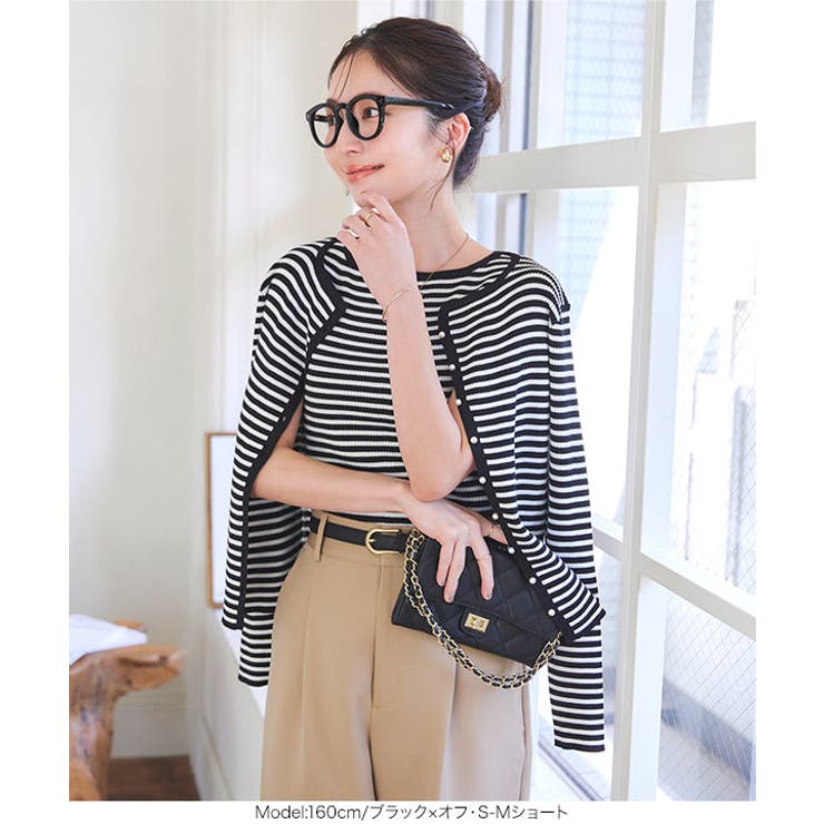 [ 選べる2タイプ ] ボートネックノースリーブリブニット［C4702］ | KOBE LETTUCE | 詳細画像12 