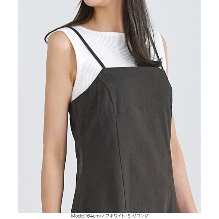 [ 選べる2タイプ ] ボートネックノースリーブリブニット［C4702］ | KOBE LETTUCE | 詳細画像19 