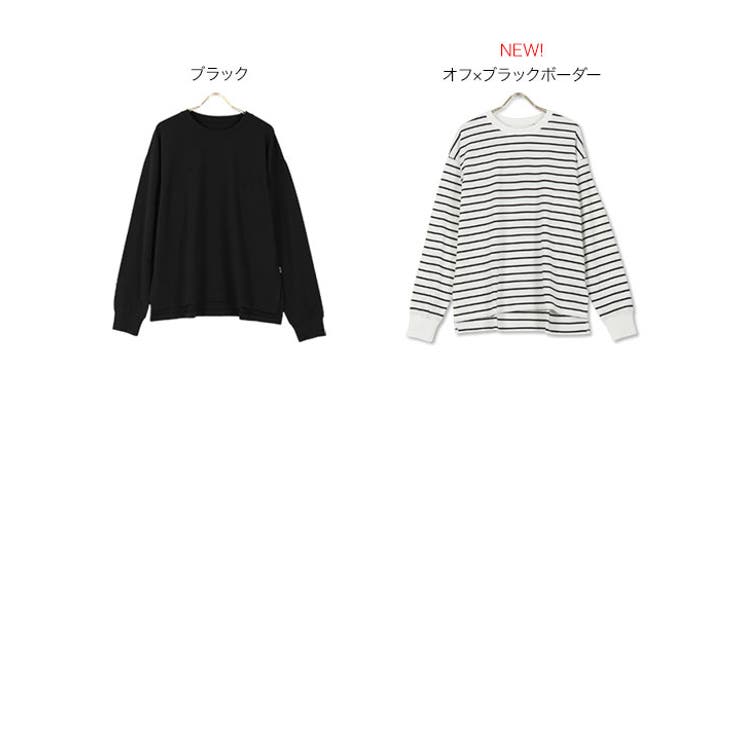 ユニセックスサイドスリット りクルーネックUSAコットンロングスリーブTシャツト… | KOBE LETTUCE | 詳細画像23 