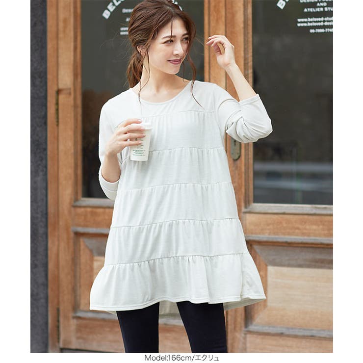 ティアードチュニックTシャツ [C4931] レディース | KOBE LETTUCE | 詳細画像9 
