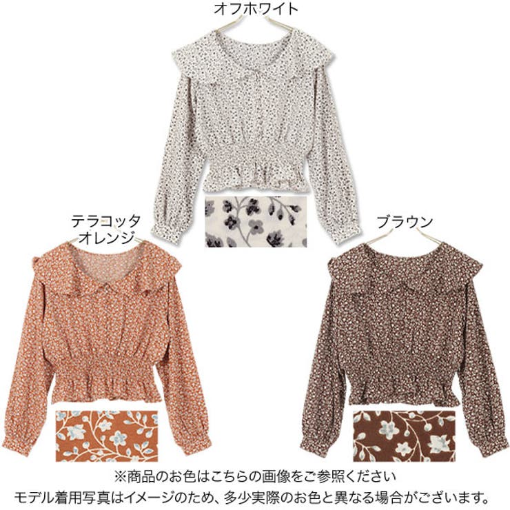 ビッグカラーブラウス［C4985］