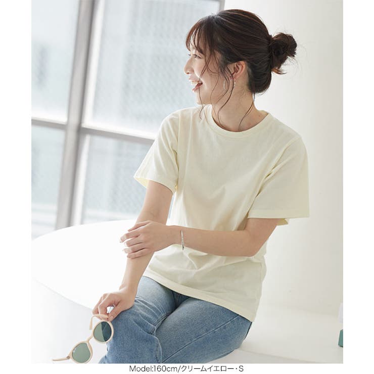 コットンベーシックTシャツ レディース トップス | KOBE LETTUCE | 詳細画像7 