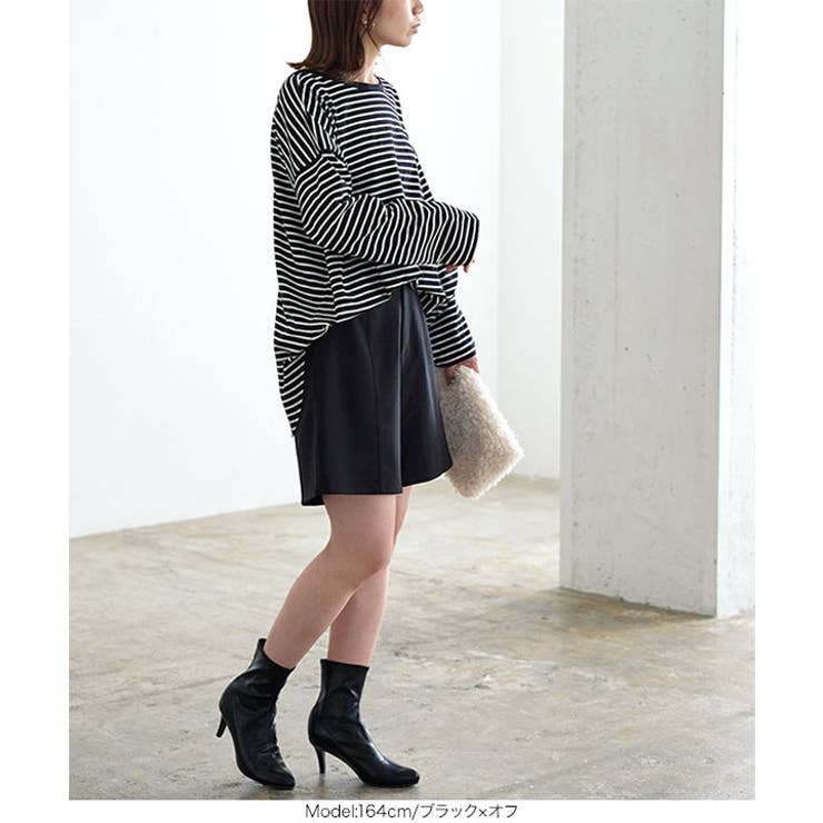 前後2wayボーダービッグロンT［C5634］ | KOBE LETTUCE | 詳細画像22 