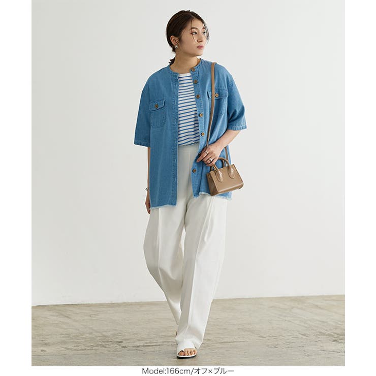 前後2wayボーダービッグTシャツ [C6018] ボーダー | KOBE LETTUCE | 詳細画像12 