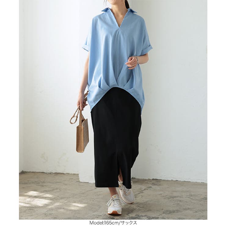 KARTIKA 売れ筋商品|||カルティカ Tシャツ トップス レディース Tops Blue c200a_750.jpg