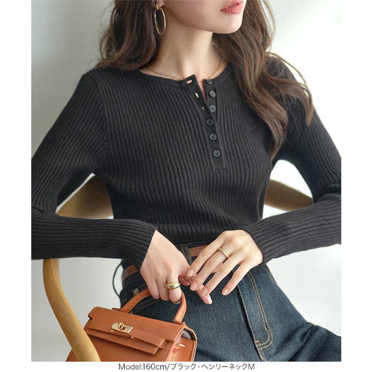 リピ確!！ もっちり素材の リブニット | KOBE LETTUCE | 詳細画像4 