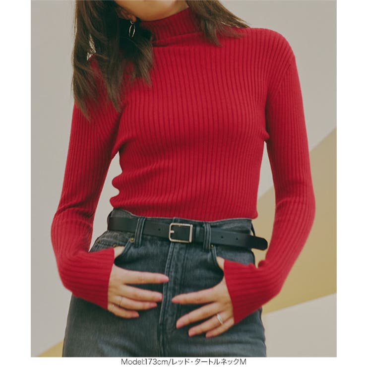 リピ確!！ もっちり素材の リブニット | KOBE LETTUCE | 詳細画像14 