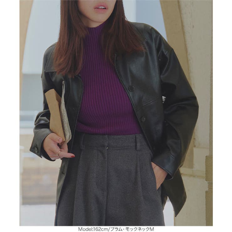 リピ確!！ もっちり素材の リブニット | KOBE LETTUCE | 詳細画像20 