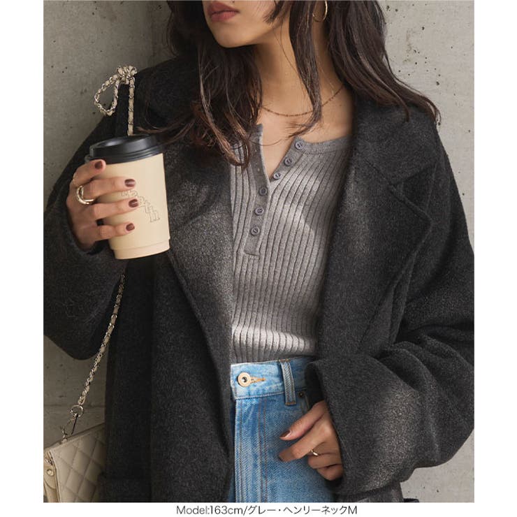 リピ確!！ もっちり素材の リブニット | KOBE LETTUCE | 詳細画像21 