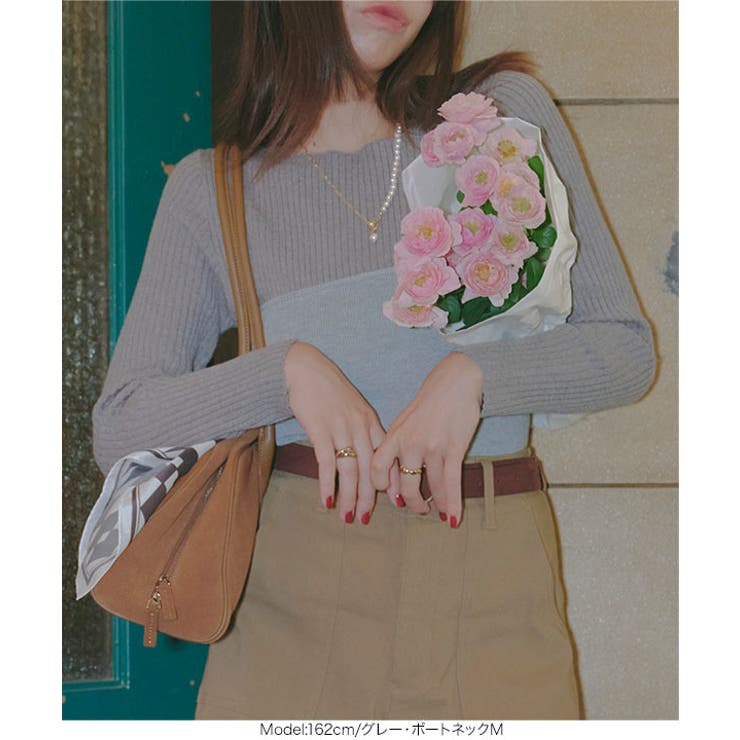 リピ確!！ もっちり素材の リブニット | KOBE LETTUCE | 詳細画像39 