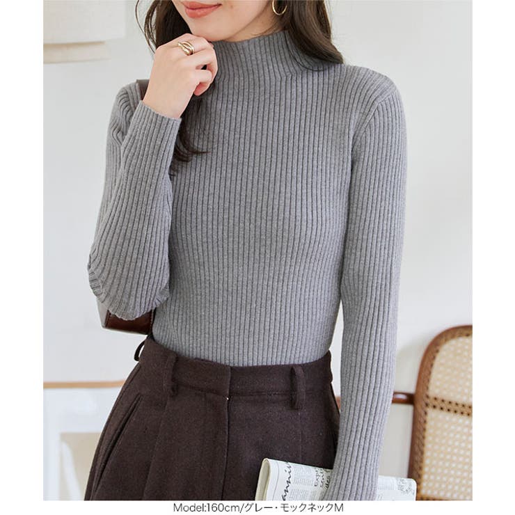 リピ確!！ もっちり素材の リブニット | KOBE LETTUCE | 詳細画像41 