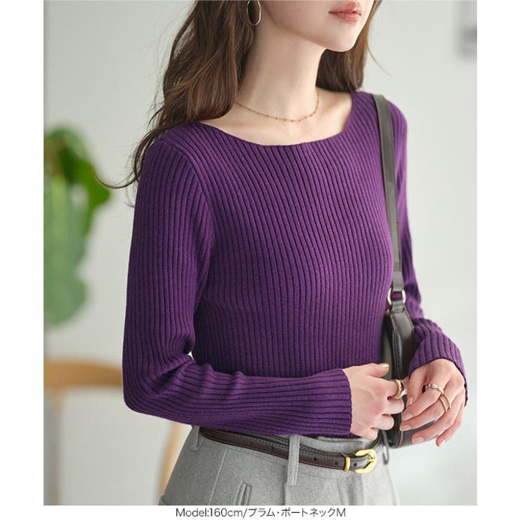 リピ確!！ もっちり素材の リブニット | KOBE LETTUCE | 詳細画像32 