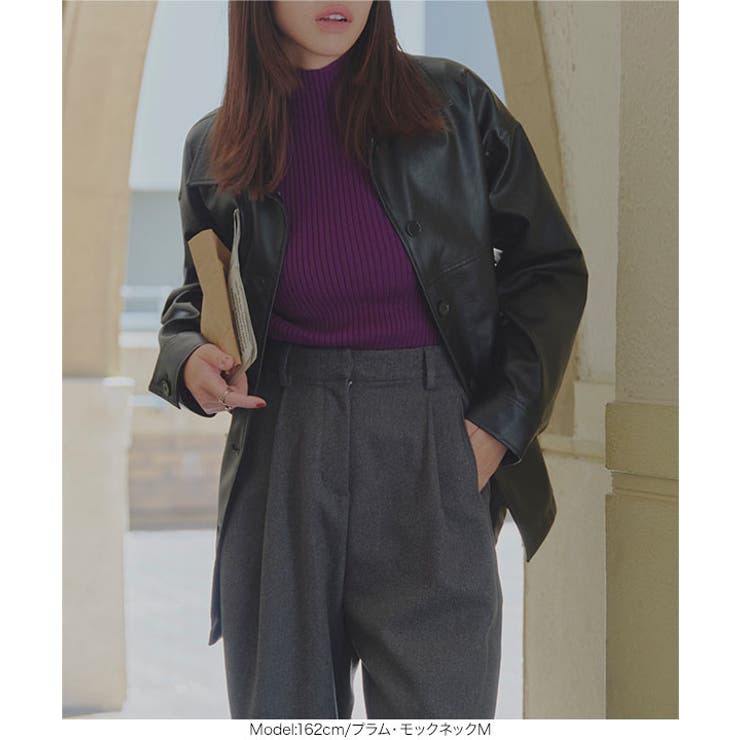 リピ確!！ もっちり素材の リブニット | KOBE LETTUCE | 詳細画像34 