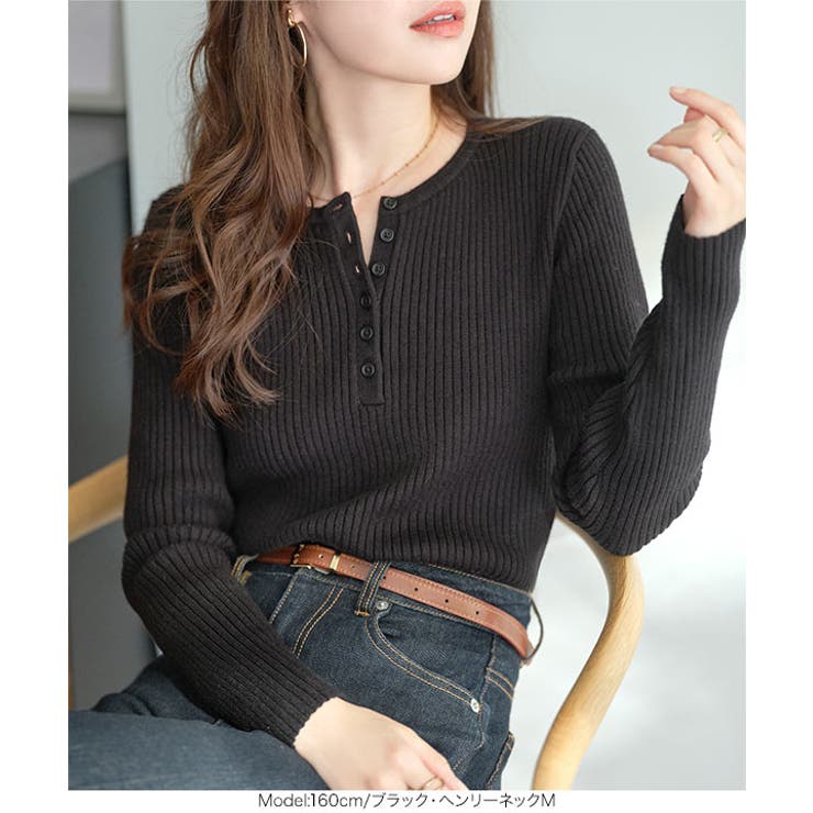 リピ確!！ もっちり素材の リブニット | KOBE LETTUCE | 詳細画像5 