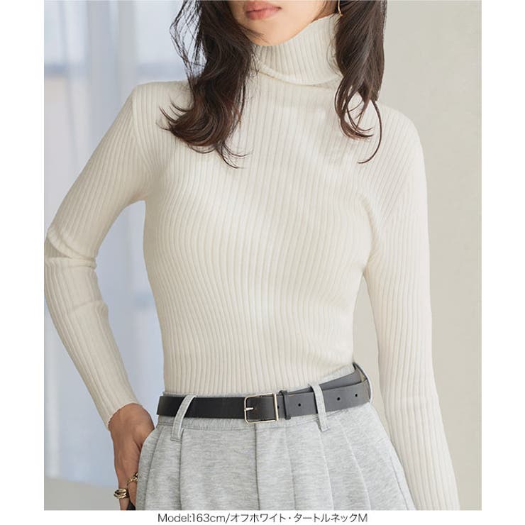 リピ確!！ もっちり素材の リブニット | KOBE LETTUCE | 詳細画像15 