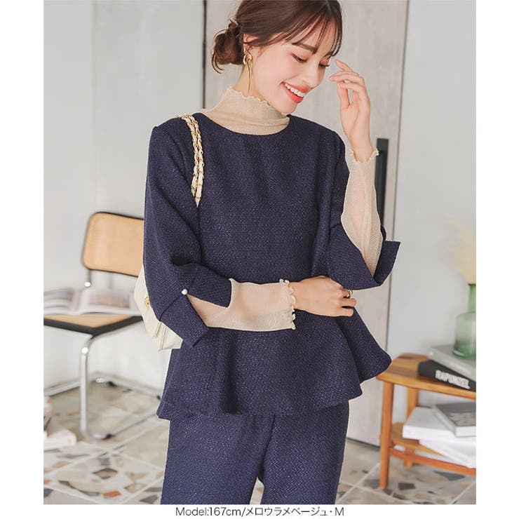 隠して”魅せる”。大人のシアートップス レース レイヤード | KOBE LETTUCE | 詳細画像10 