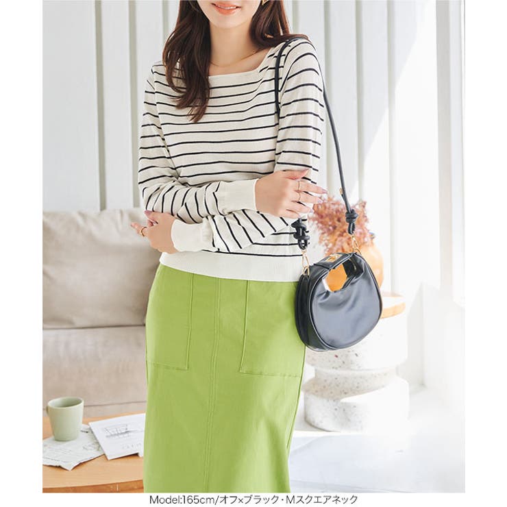 選べる6タイプ アンチピリングかるふわハイゲージニット［C6590］ | KOBE LETTUCE | 詳細画像37 