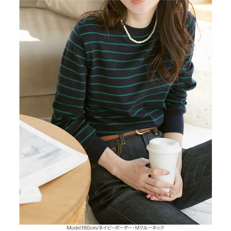 選べる6タイプ アンチピリングかるふわハイゲージニット［C6590］ | KOBE LETTUCE | 詳細画像41 