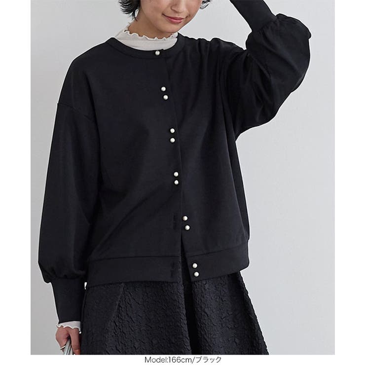 前後2wayパールボタンポンチカーディガン［C6602］ | KOBE LETTUCE | 詳細画像9 