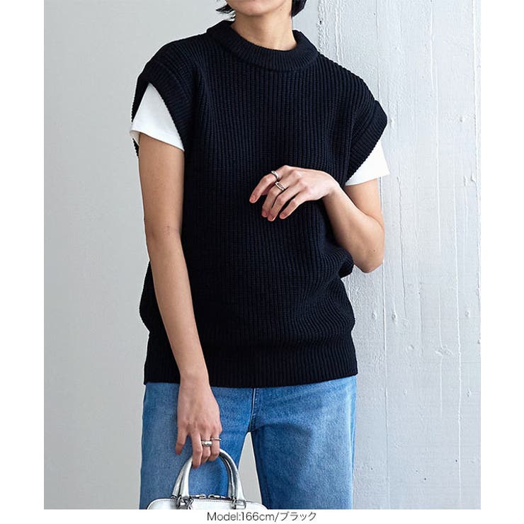 ショルダーオープン2wayニットトップス［C6607］ | KOBE LETTUCE | 詳細画像11 