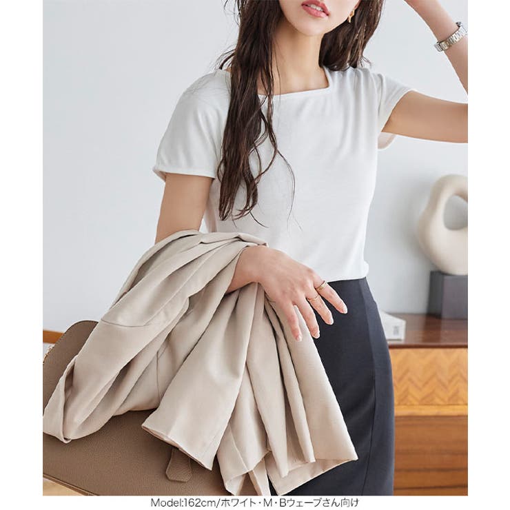 夏の働く女性の制服Tシャツ［C6730］ | KOBE LETTUCE | 詳細画像16 