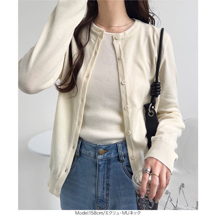 UVカットベーシック カーディガン UVカーディガン | KOBE LETTUCE | 詳細画像26 